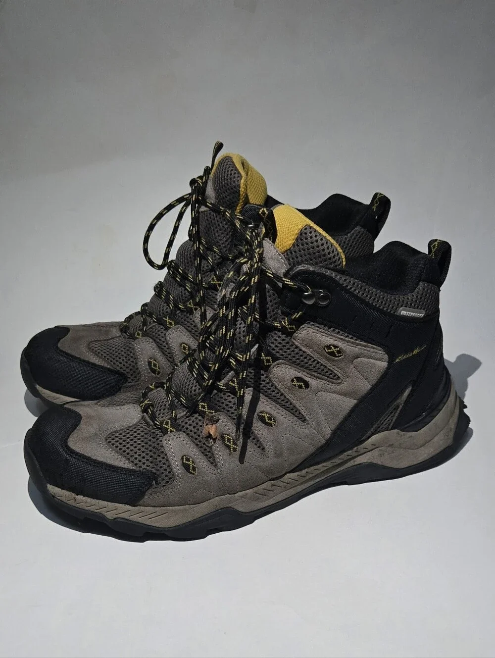 ​Eddie Bauer Redlodge Mid Hiking Boots Mens 11 Brown Waterproof Trail Shoes